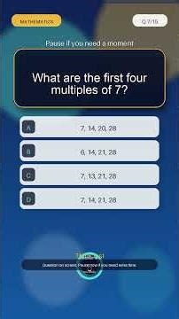 Grade 4 - Maths Part 2 🧠 Brain Quiz Challenge | 15 Questions #words #wordpuzzlegame #games