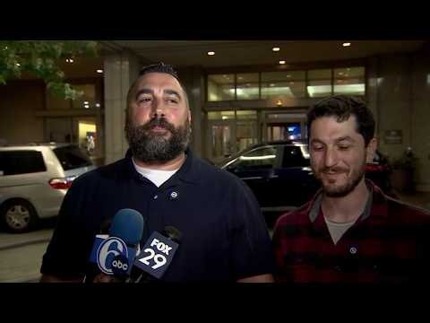 Union leaders hold press conference after reaching tentative deal with PECO