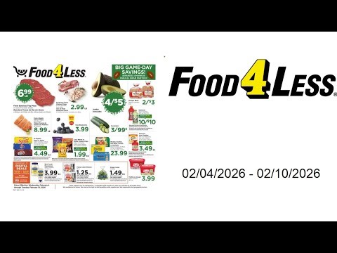 Food 4 Less Weekly Ad - 02/04/2026 - 02/10/2026