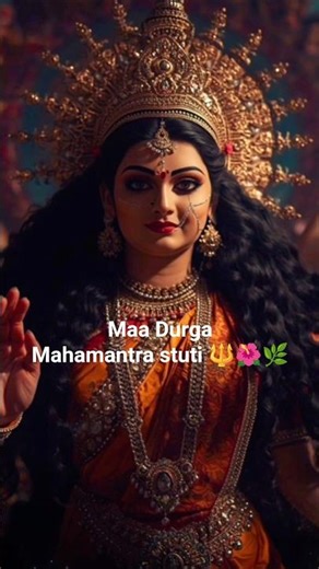 maa Durga maa kali stuti mahamantra 🌿 #durga #kali #mahamantra #devistuti