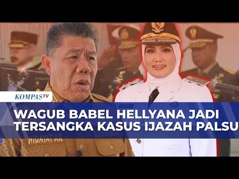 Wagub Babel Hellyana Jadi Tersangka Dugaan Ijazah Palsu, Gubernur Resmi Laporkan ke Mendagri