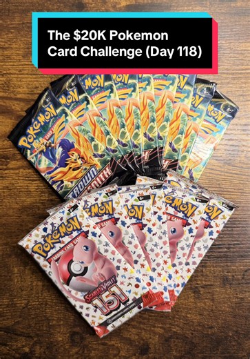 Pokemon 151 & Crown Zenith Pack Opening | $20K Challenge Day 118