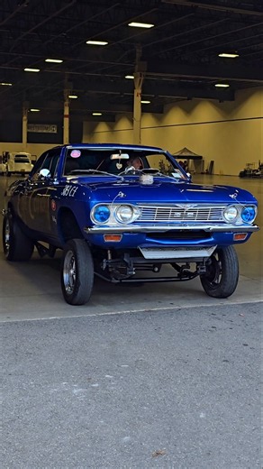 1965 Chevrolet Corvair Classic Car Drive By Engine Sound Shiny Rust Hot Rod Spectacular 2026
