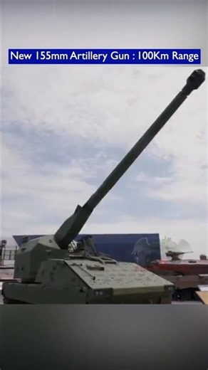 This Artillery Gun can Fire 155mm Shells Up to 100km!