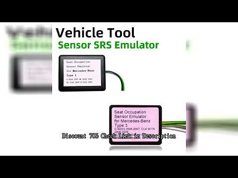 Seat Occupancy Occupation Sensor SRS Emulator for M-Benz Type 1 2 3 4 4 Type 6 for W204 W211 W104 W2