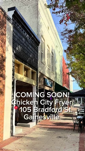 🐔🚨COMING SOON TO DOWNTOWN GAINESVILLE! 🐔🚨 Something new is headed to the square! Chicken City Fryer is coming to Bradford Street, right next to Sanctuary on the Square. @chickencityfryer_opalice Stay tuned for more details! 👀 #GainesvilleGA #DowntownGainesville #GainesvilleNow