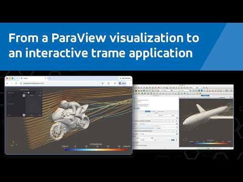 From a ParaView visualization to an interactive trame application
