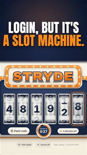 I turned a 2FA code input into a slot machine 🎰 (HTML, CSS & JS)