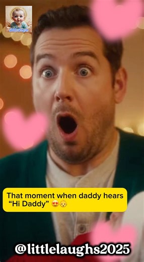 Cute Baby Says “Dada” and Daddy’s Reaction Is Priceless 🥹👶