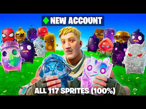 Finding ALL 117 SPRITES in 2 HOURS! (NEW ACCOUNT)