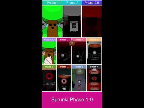 Incredibox Sprunki All PHASES From 1 - 9 #sprunki #incredibox #sprunkimod | Live-16