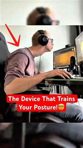 This Device Fixes Your Posture While You Work #posture #health #gadget