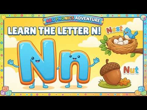 Learn the Letter N! | Letter N Phonics, Words & Writing for Kids