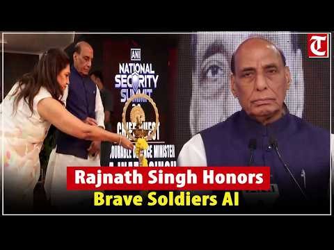 Rajnath Singh at ANI Summit 2.0: Pays Tribute to Soldiers, Talks AI & New World Order