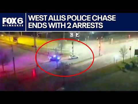 West Allis police chase ends with PIT maneuver, 2 arrested | FOX6 News Milwaukee