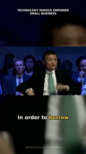 Jack Ma: Technology Should Empower Small Business
