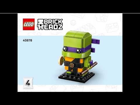 LEGO 40878 Instructions | Teenage Mutant Ninja Turtles | Donatello | TMNT