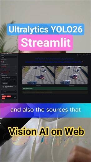 Streamlit Runs Ultralytics YOLO26 | Inference in Your Browser?! 🤯⚡