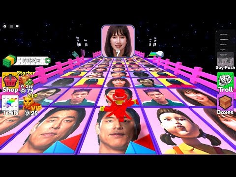 ROBLOX ULTIMATE SQUID GAME GLASS BRIDGE CHALLENGE DAY 22