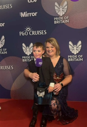 A proud moment for Gregor and his mum! 🥹❤️ Gregor shares just how happy he is to have won his Pride of Britain Award, while his mum tells us just how incredible he is. 📺 Don’t miss Gregor’s incredible story at the Pride of Britain Awards TONIGHT at 8pm on ITV! @P&O Cruises #prideofbritain