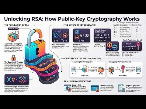 Public Key Cryptography Explained | RSA Algorithm Easy