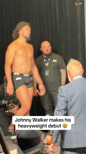 Johnny Walker heavyweight debut — weighed 242 lbs at UFC 332