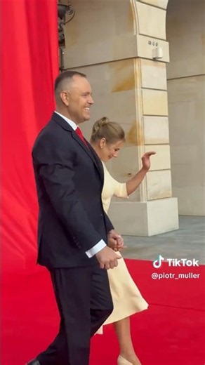 President Karol Nawrocki with First Lady Marta Nawrocka at the inauguration anniversary