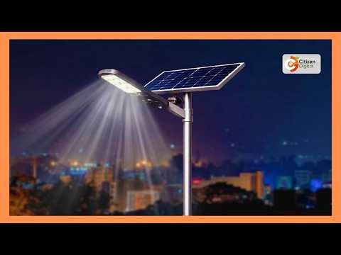 Solar street lights transform lives in Kiambu