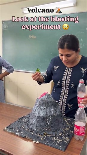 Blasting experiments #volcano