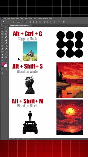 Adobe Photoshop shortcuts part 5 Follow for more tips #adobephotoshop #photoshop #graphicdesign #graphicdesigner