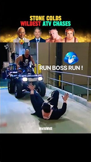 Stone Colds Wildest ATV Chases #wwe