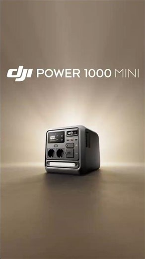 Introducing the all-new DJI Power 1000 Mini – DJI’s most portable 1kWh outdoor power station!