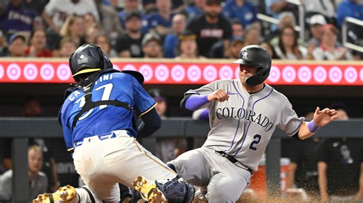 Ryan Kreidler cuts down Tyler Freeman at home plate