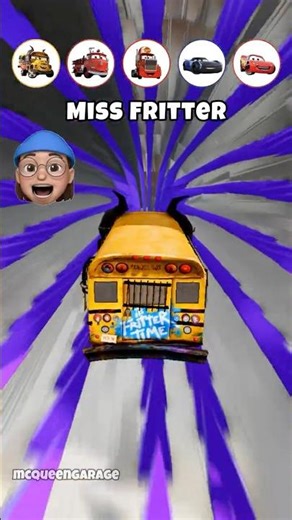 Miss Fritter vs Red vs Mack Truck vs Jackson Storm vs McQueen vs Spiked Tunnel