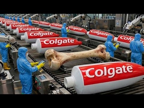 Inside a Toothpaste Factory: From Animal Bones to Colgate Toothpaste (Full Process)