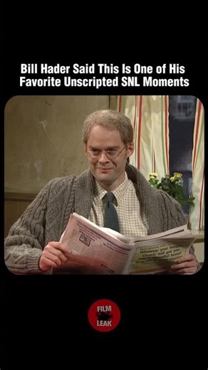 Bill Hader’s Favorite SNL Moment | #shorts