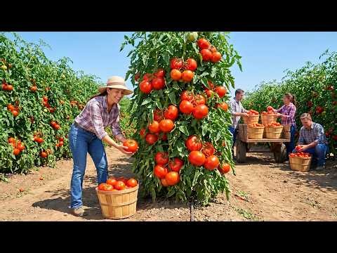 They Built the World’s Largest Tomato Farm in California’s Central Valley, USA — Shocking Results