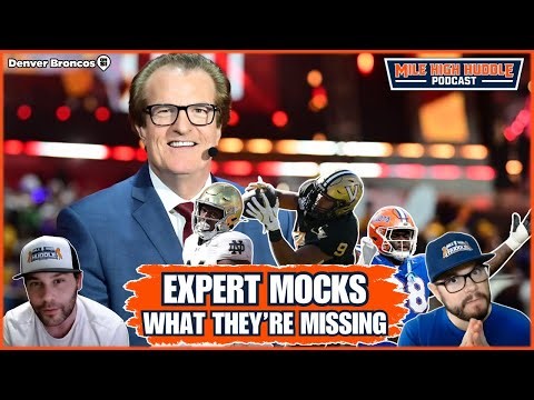 Every Expert's Mock Draft Pick For the Broncos | MHH Podcast