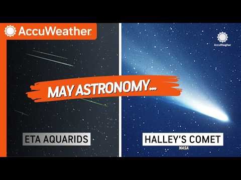 May Astronomy: Blue Moon, Aquarid Meteor Shower, Venus Conjunction