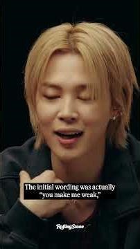 Jimin Talks About the Making of "They Don't Know 'Bout Us"