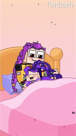 Little Lily Love Braids Turned Into A Monster… but Rumi's Tears Changed Everything #minecraft