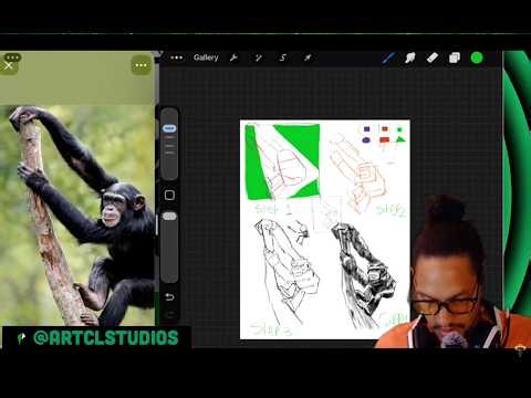 Teaching Arts Thursday: Drawing in 4 Steps | GRUMPY MONKEY 😡🐵|
