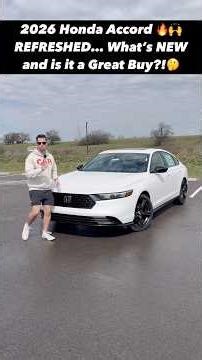 What's NEW for the *Refreshed* 2026 Honda Accord?? Can it Beat the Toyota Camry??