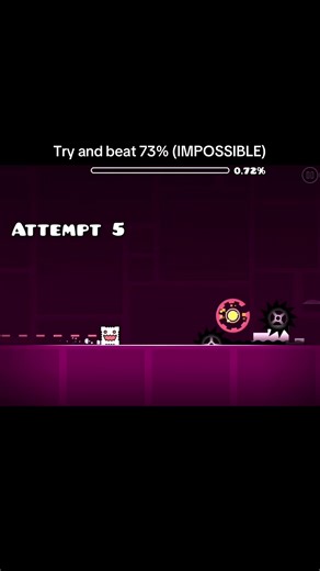 Geometry Dash Challenge: Can You Beat 73% Impossible?