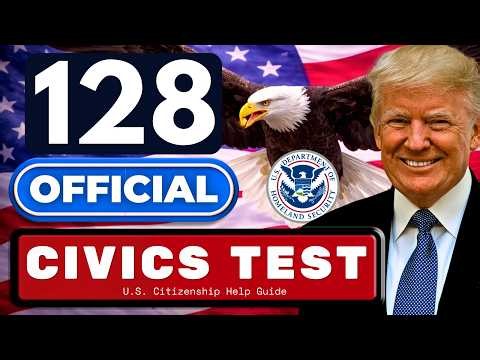 2026 Random Easy Answers Official 128 USCIS Civics Test US Citizenship Naturalization Interview