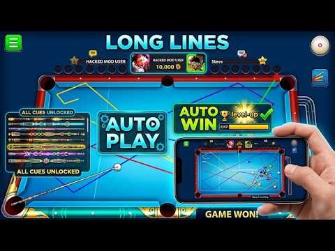 8 Ball Pool MOD APK 2026 🏆 8 Ball Pool Free Hack - Long Lines, Aim Hack & Coins (iOS / Android)
