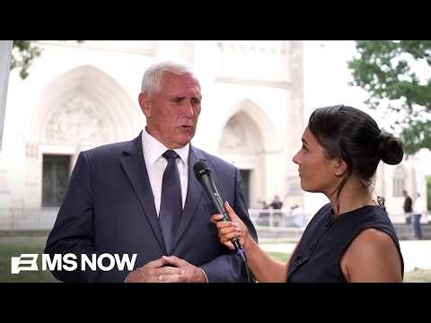 Fmr. VP Pence tells MS NOW: 'Freedom had no greater champion than Lindsey Graham'