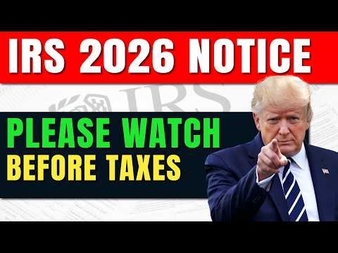 IRS Issues Official 2026 Notice – What Every American Must Know