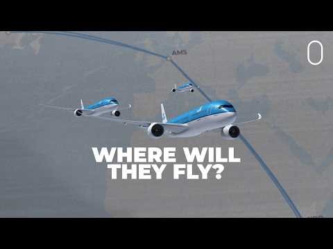 KLM Reveals Its First 5 Routes For Brand-New Airbus A350s