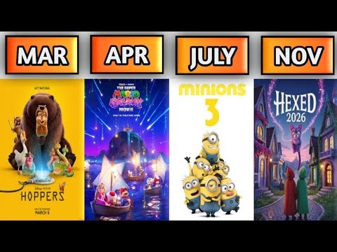 ALL UPCOMING ANIMATED MOVIES 2026